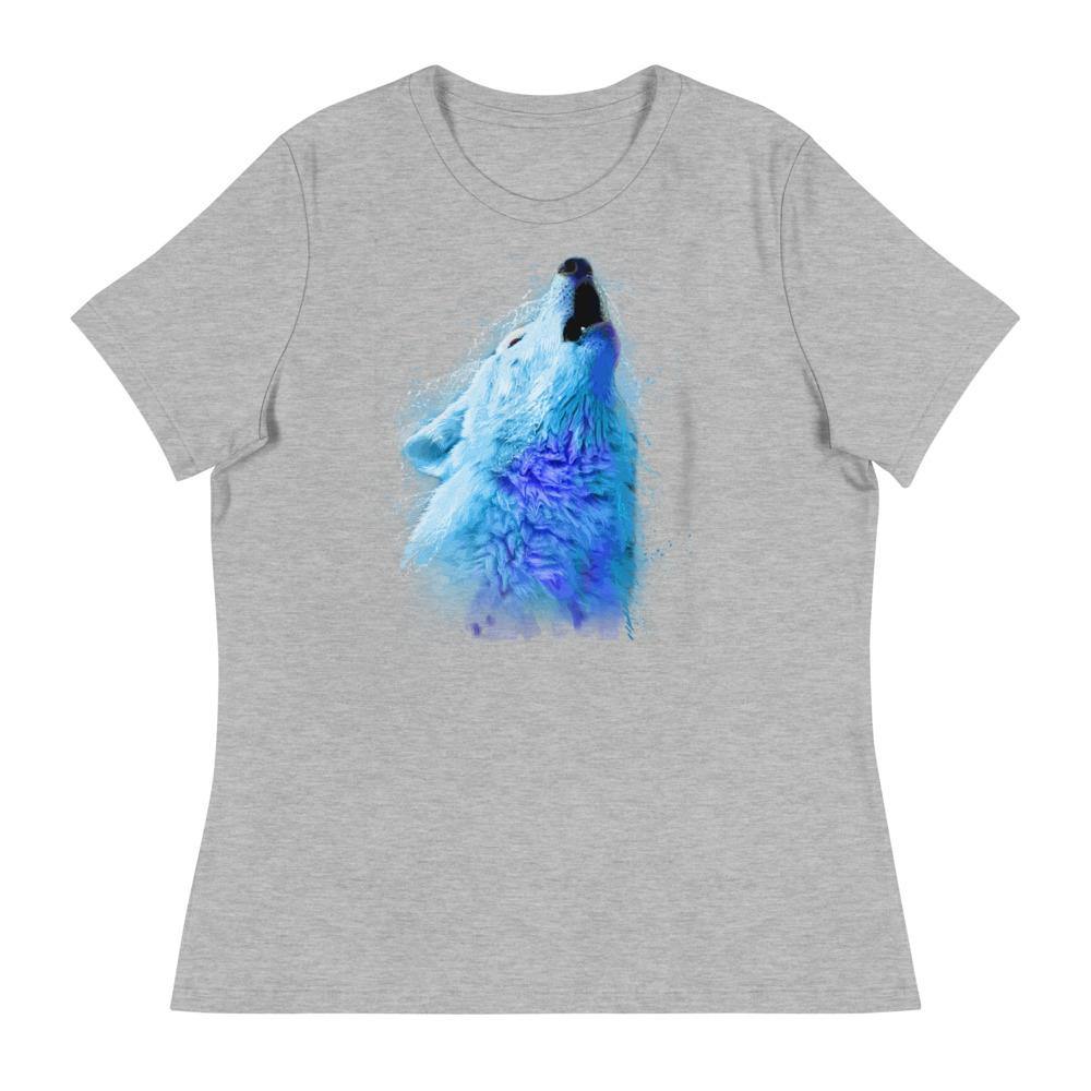 Wild Wolf Women's Relaxed T-Shirt - L & M Kee, LLC