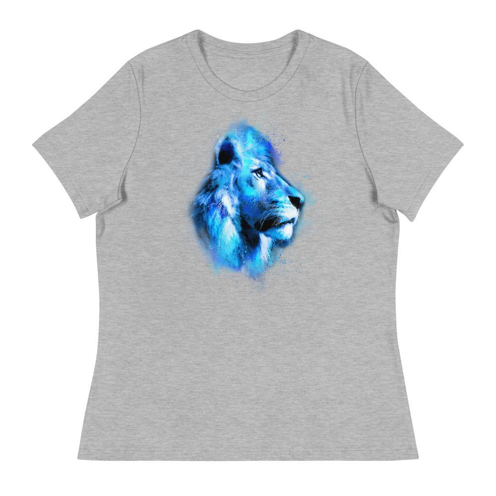 Wild Lion Women's Relaxed T-Shirt - L & M Kee, LLC