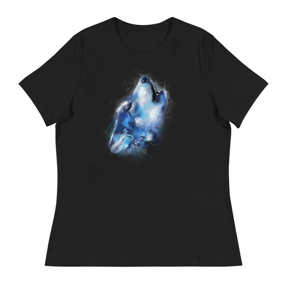 Howling Wolf Women's Relaxed T-Shirt - L & M Kee, LLC