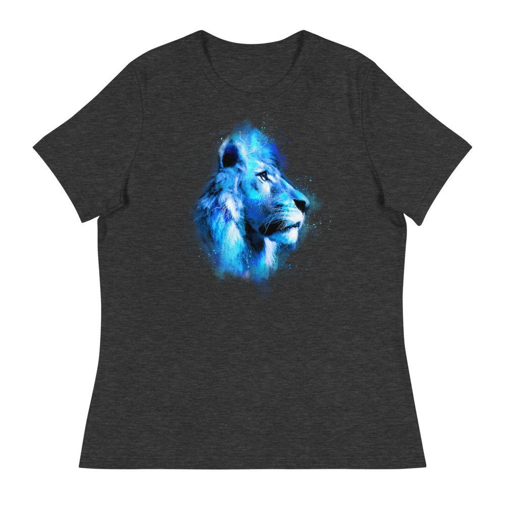 Wild Lion Women's Relaxed T-Shirt - L & M Kee, LLC