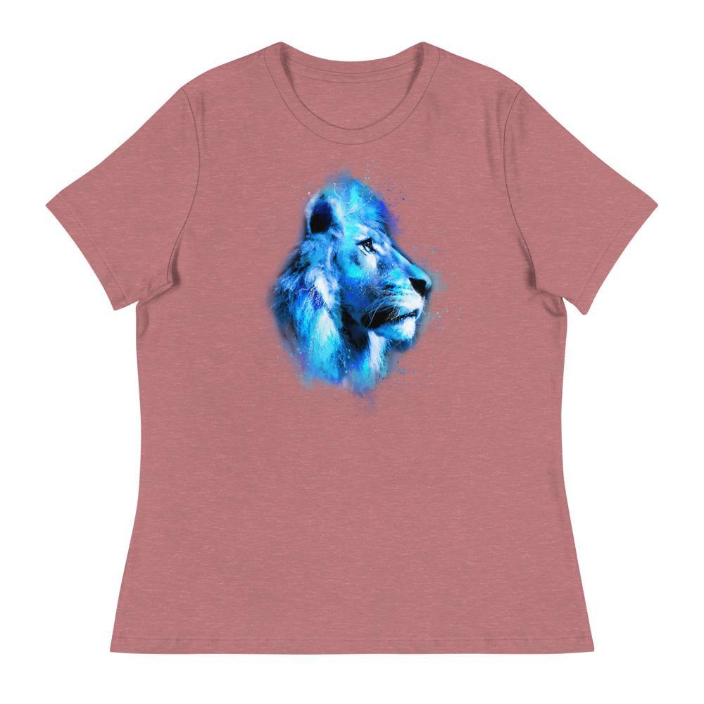Wild Lion Women's Relaxed T-Shirt - L & M Kee, LLC