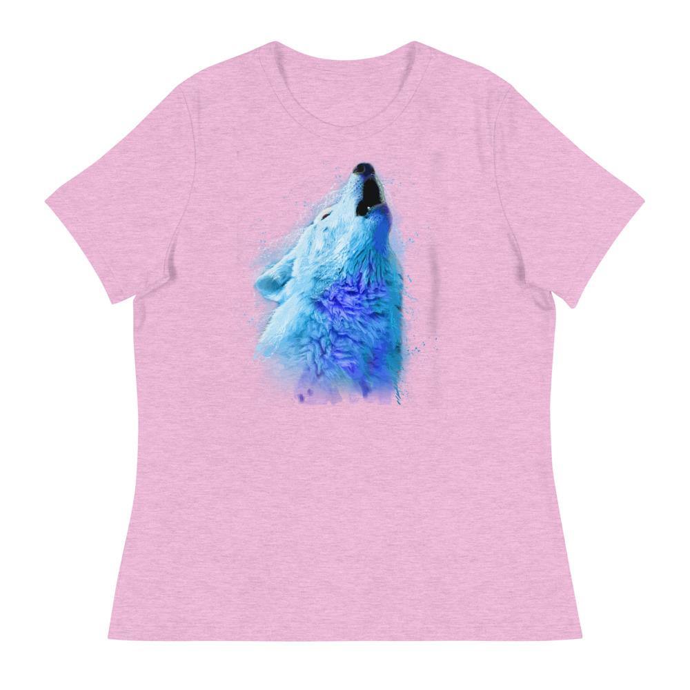 Wild Wolf Women's Relaxed T-Shirt - L & M Kee, LLC