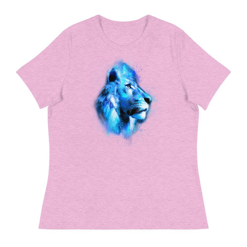 Wild Lion Women's Relaxed T-Shirt - L & M Kee, LLC