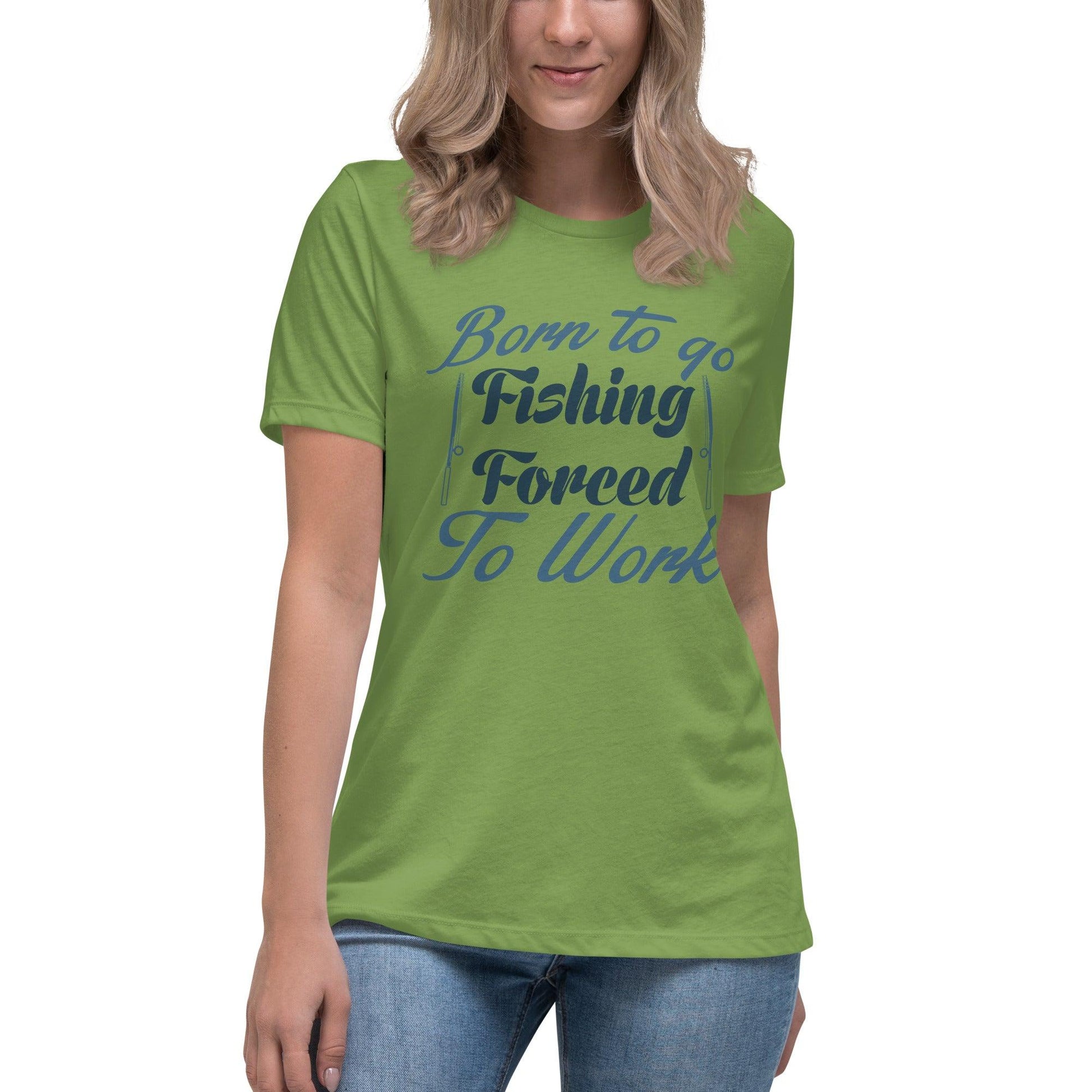 Born to Go Fishing Relaxed T-Shirt - L & M Kee, LLC