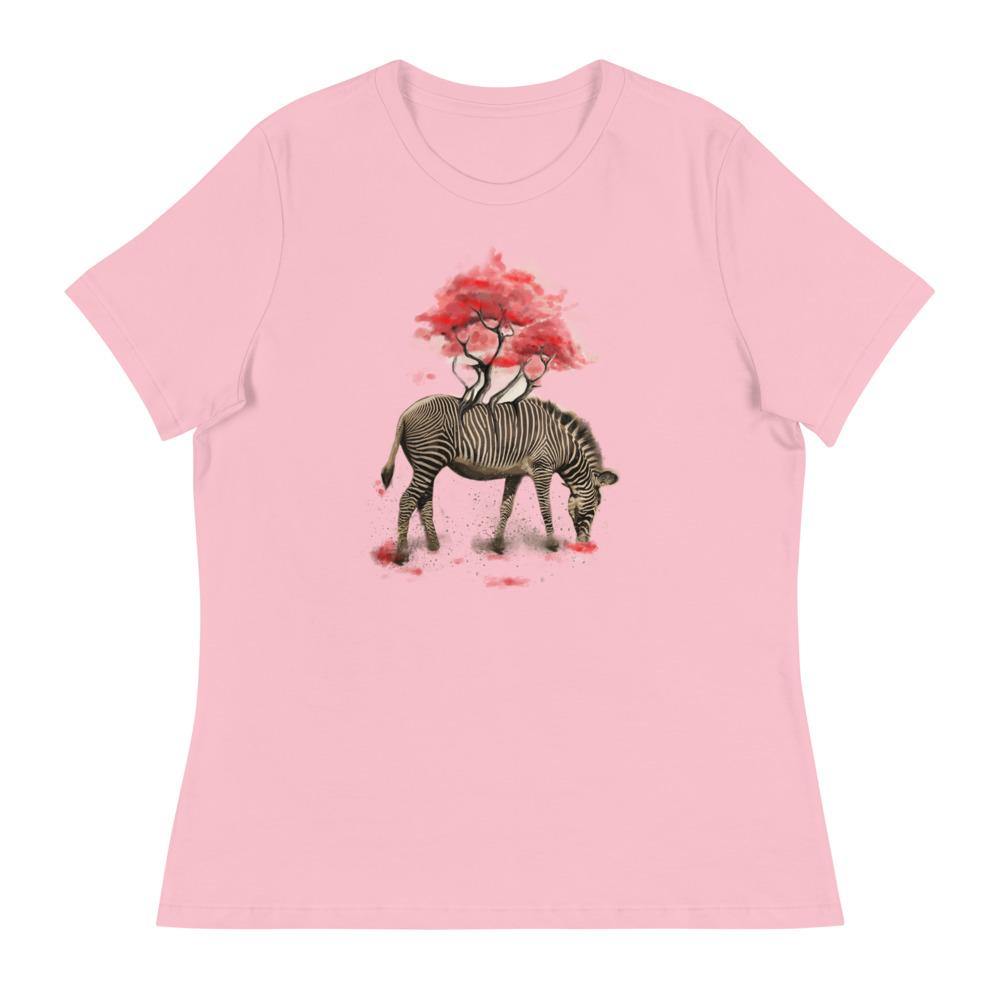 Zebra Women's Relaxed T-Shirt - L & M Kee, LLC