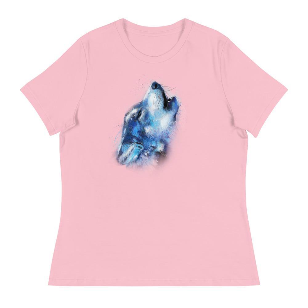 Howling Wolf Women's Relaxed T-Shirt - L & M Kee, LLC