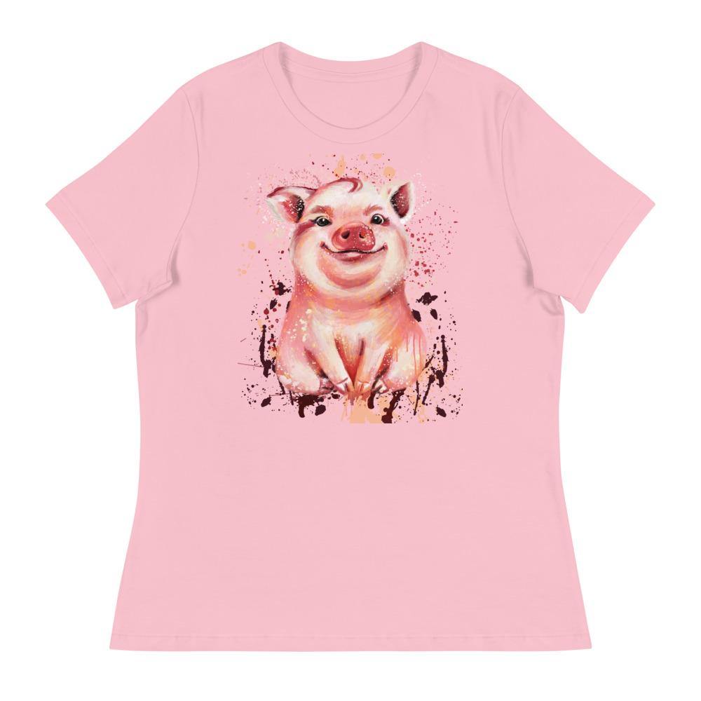 Little Piggy Women's Relaxed T-Shirt - L & M Kee, LLC