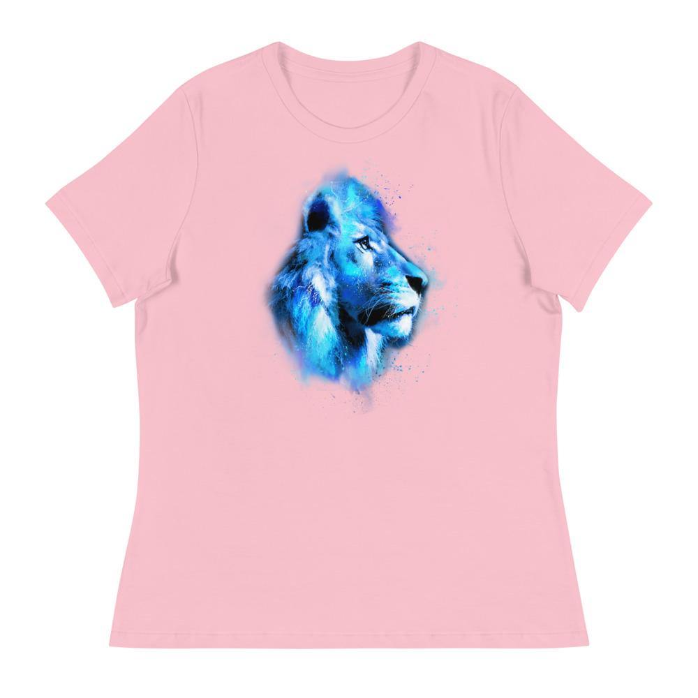 Wild Lion Women's Relaxed T-Shirt - L & M Kee, LLC