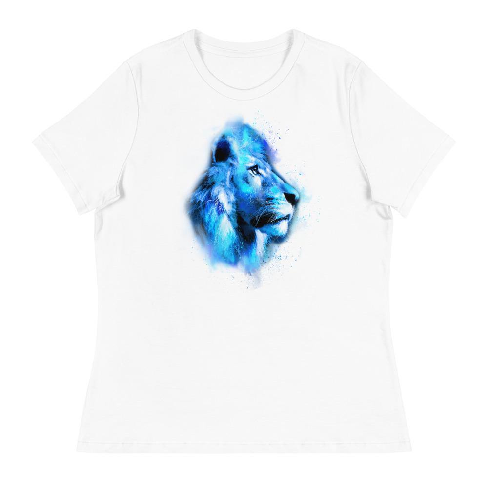 Wild Lion Women's Relaxed T-Shirt - L & M Kee, LLC